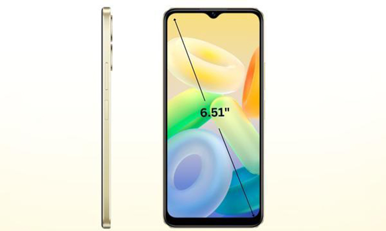 Màn hình Halo - Điện thoại Vivo Y16 4GB/128GB Đen V2204