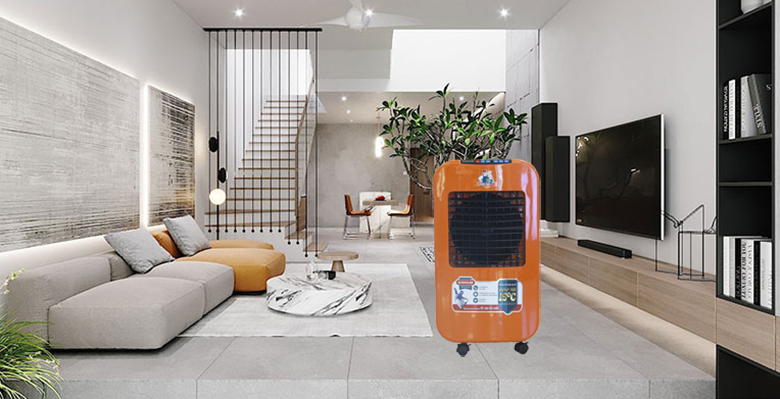 Thiết kế hiện đại - Quạt điều hòa Sunhouse SHD7725CO Cam