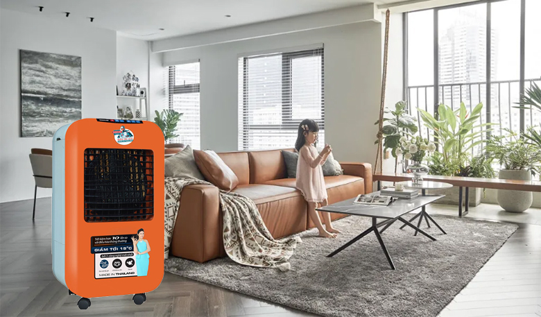 Chế độ Ozon - Quạt điều hòa Sunhouse SHD7725CO Cam