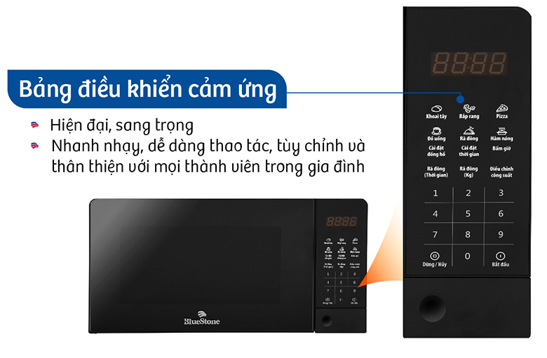 Lò vi sóng Bluestone MOB-7816 20 Lít điều khiển cảm ứng
