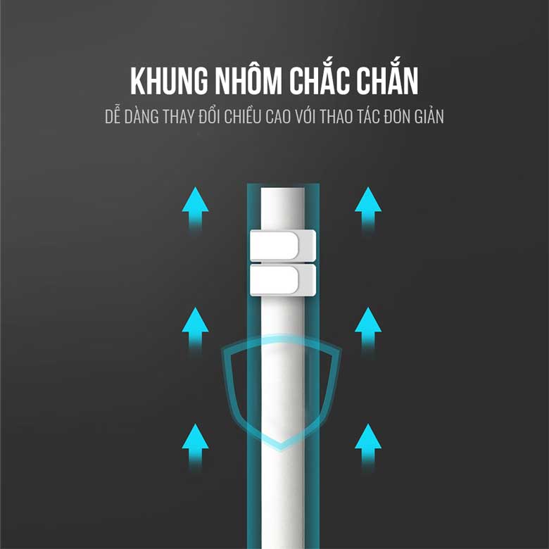 Bàn là hơi nước đứng Elmich GSE-3954OL - Khung nhôm chắc chắn