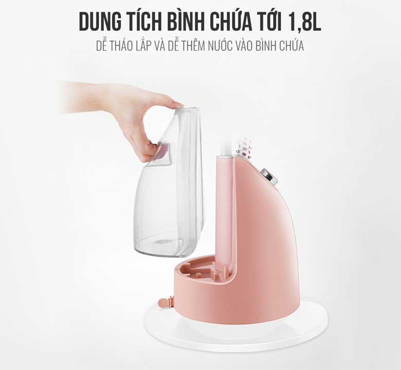 Bàn là hơi nước đứng Elmich GSE-3954OL - Bình chứa dung tích lớn 1.8 lít