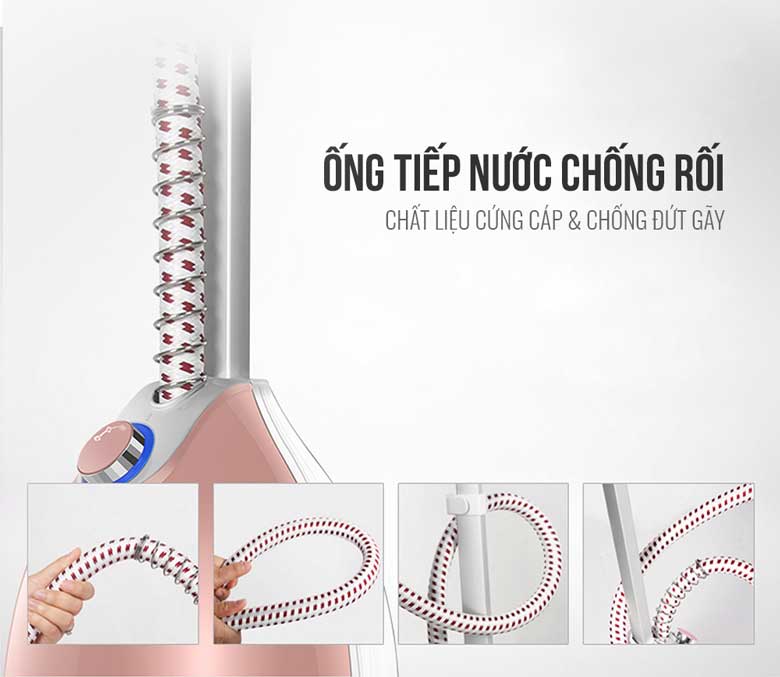 Bàn là hơi nước đứng Elmich GSE-3954OL - Ống tiếp nước chống rối