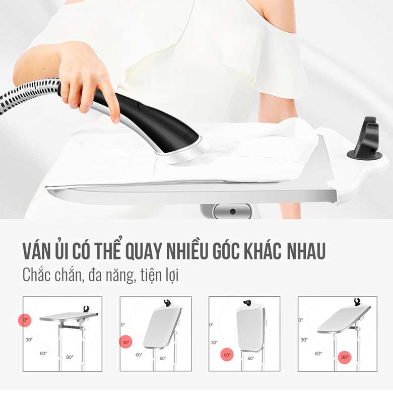 Bàn là hơi nước đứng Elmich GSE-3953 - Bàn ủi xoay nhiều góc độ