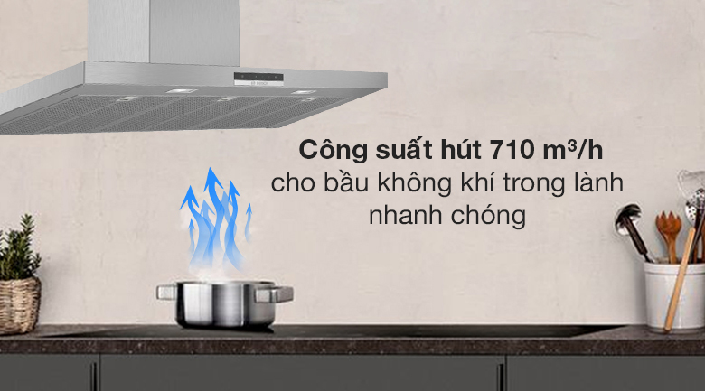Máy hút mùi cao cấp chữ "T" Bosch HMH.DWB97DM50B công suất mạnh mẽ