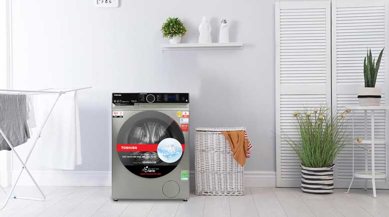 Máy giặt tích hợp TSmartLife: Máy giặt sấy Toshiba Inverter 10.5 kg TWD-BM115GF4V(SK)