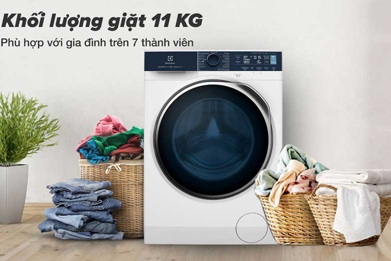 Máy giặt Electrolux Inverter 11kg EWF1142Q7WB có thể kết nối ứng dụng Electrolux Life