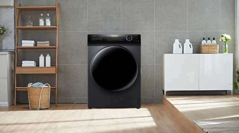 Máy giặt sở hữu Mâm giặt kháng khuẩn ABT: Máy giặt Aqua Inverter 11kg AQD-DD1102G.BK lồng ngang