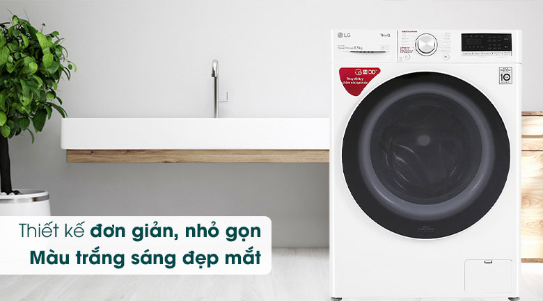 Máy giặt LG AI DD 8.5kg FV1408S4W