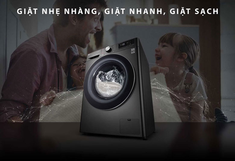 Máy giặt LG AI DD Inverter 9kg FV1409S4M