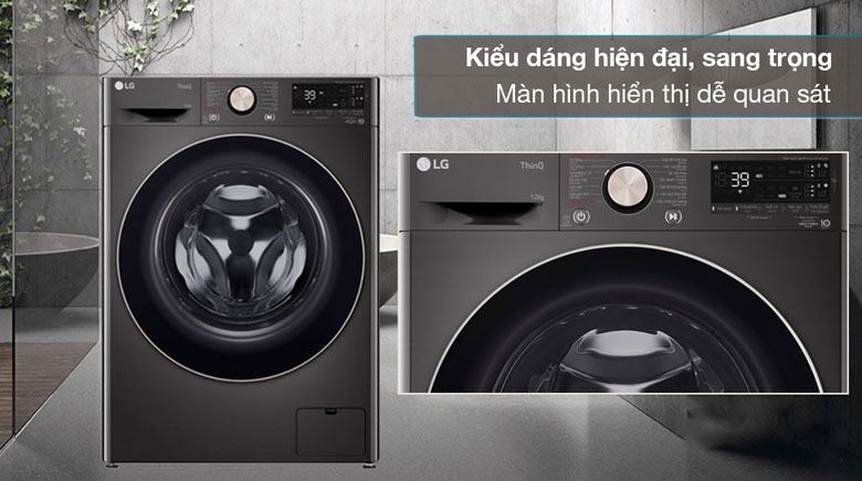 Máy giặt LG AI DD Inverter 12kg FV1412S3BA lồng ngang