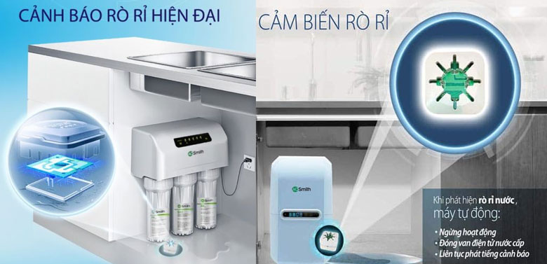 Cách khắc phục máy lọc nước A. O. Smith kêu tít tít: do nước bị rò rỉ trong máy