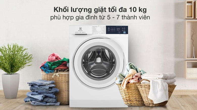 Máy giặt Inverter Electrolux sở hữu Hygienic Care: EWF1024D3WB lồng ngang