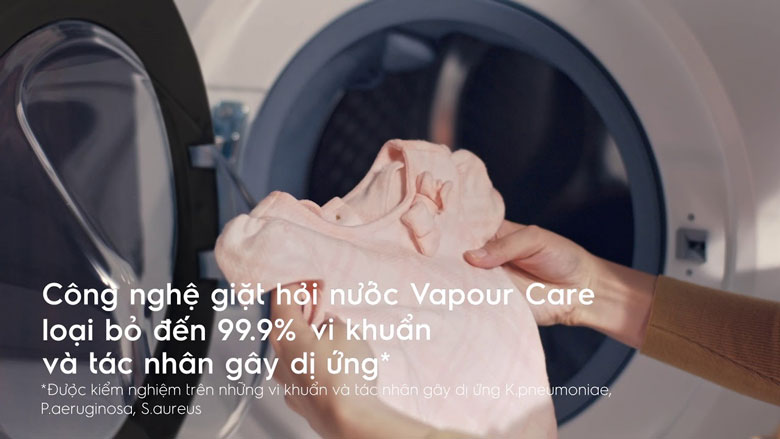 Công nghệ giặt hơi nước Vapour Care là gì