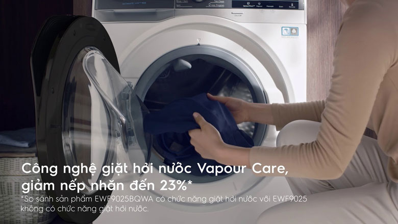 Ưu diểm của công nghệ giặt hơi nước Vapour Care