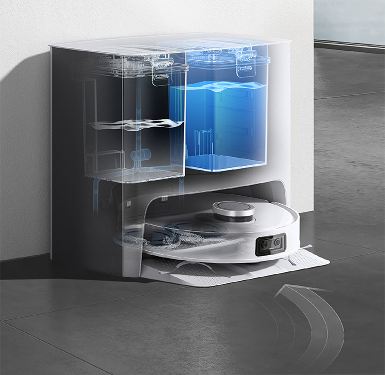 Robot hút bụi lau nhà Deebot T10 Turbo với sự lau dọn nhà 2 trong 1