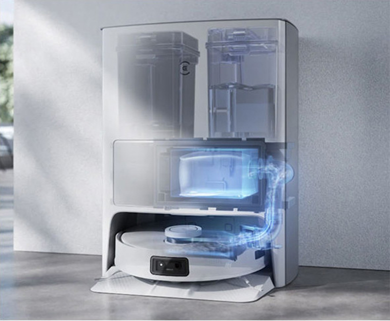 Ecovacs Deebot T10 OMNI trạm hút rác