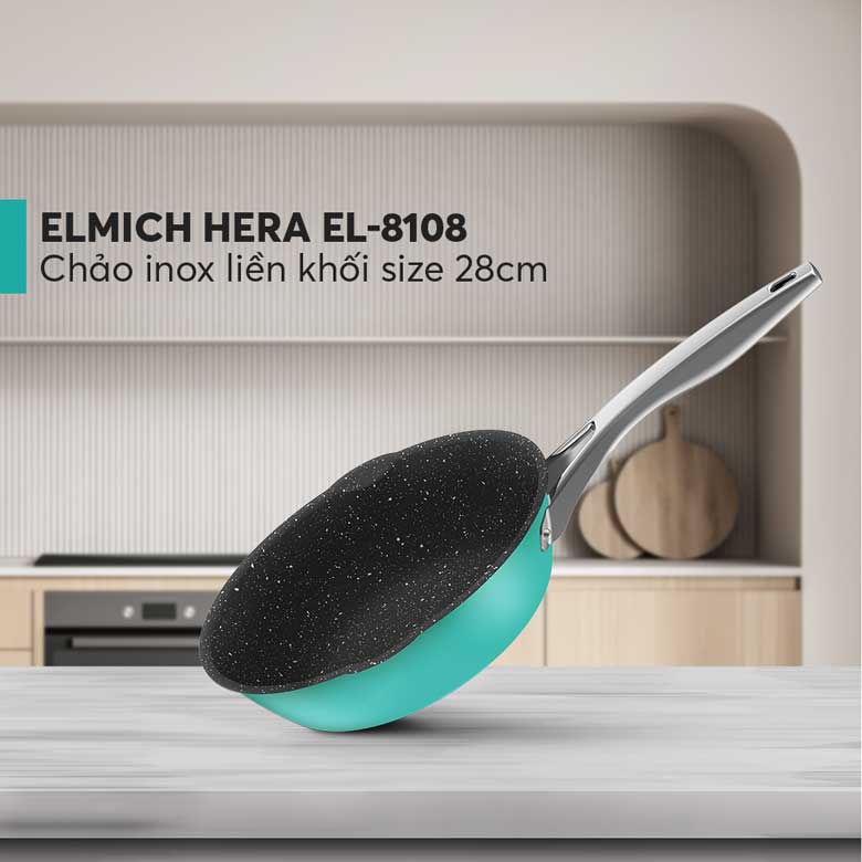 Chảo inox liền khối Elmich Hera EL-8108 28cm