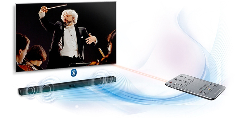 Kết nối đa dạng - Loa SoundBar Samsung HW-F355/XV