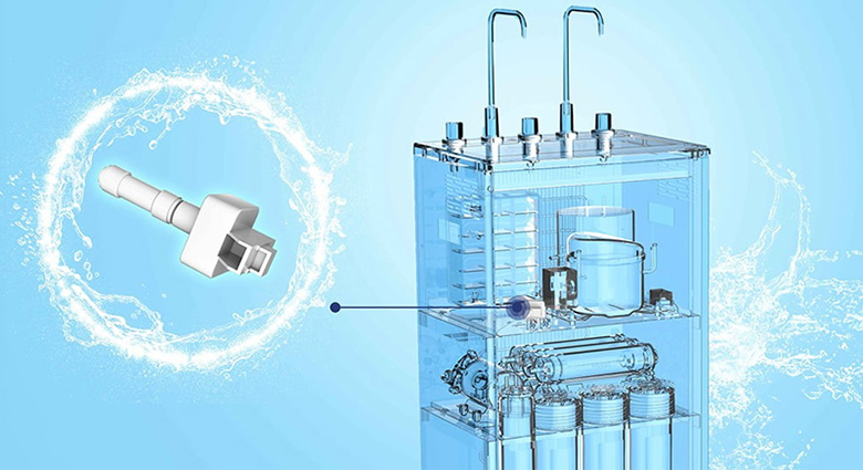 Đang bật chức năng chống cạn làm cho máy lọc nước không ra nước nóng