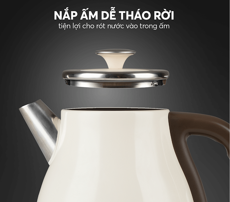 Ấm siêu tốc Elmich 1 lít KEE-1775 nắp ấm tháo rời