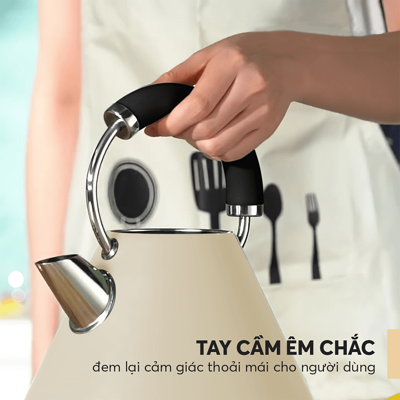 Ấm siêu tốc Elmich 1.8lít KEE-1778 tay cầm chắc chắn
