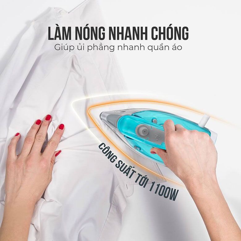 Bàn là hơi nước Elmich SIE-3438 - Công suất 1100W