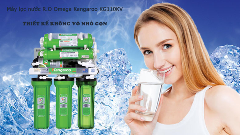 Máy lọc nước 9 lõi R.O Omega Kangaroo KG110KV