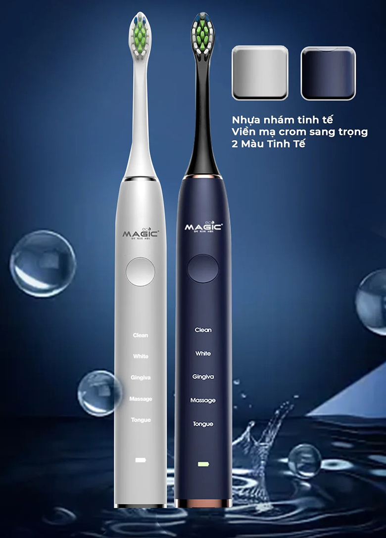 Bàn chải điện Magic Pro 50 xanh navy