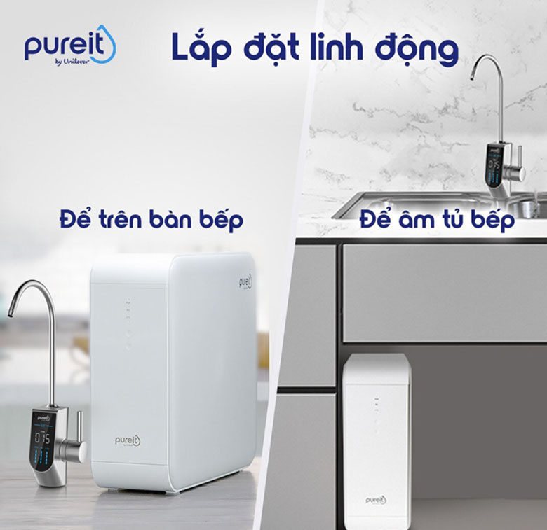 Máy lọc nước 3 lõi Unilever Pureit Delica UR5840