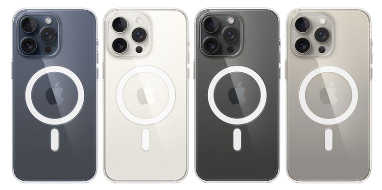 Ốp lưng trong suốt MagSafe cho iPhone 15 Pro Max (MT233FE/A)