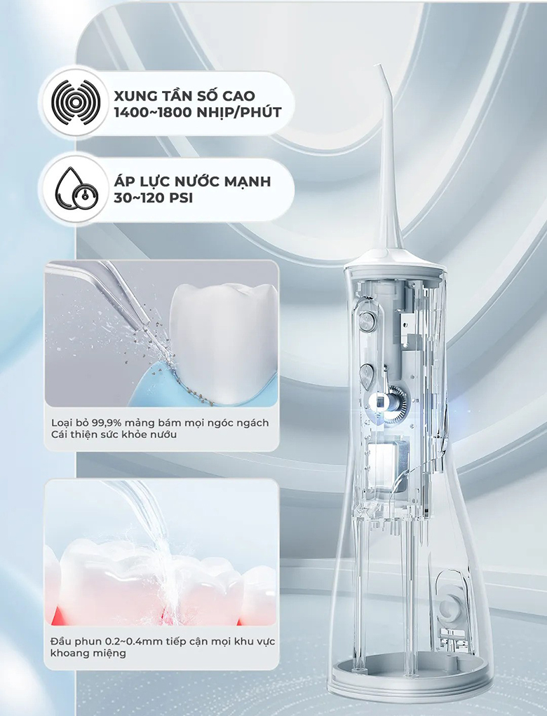 Tăm nước Magic Pro 81 tần số