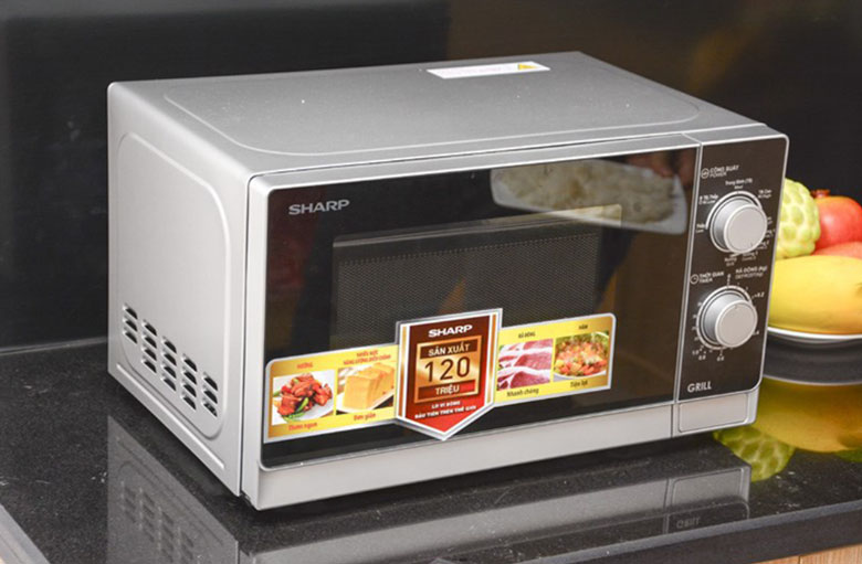 lò vi sóng Sharp 20 lít có nướng R-G222VN-S