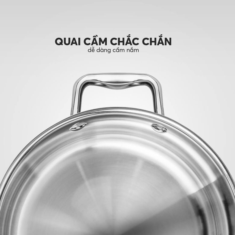 Bộ nồi inox đáy từ 5 lớp Elmich Berlin EL-3981 - An toàn