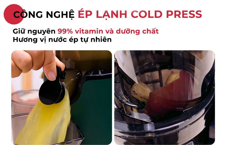 Máy ép chậm Magic Eco AC-133 - Công nghệ ép Cold Press