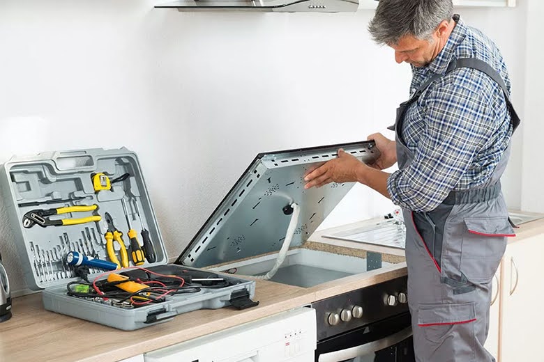 Nút cảm ứng bếp từ bị liệt - Sửa chữa bảng điều khiển