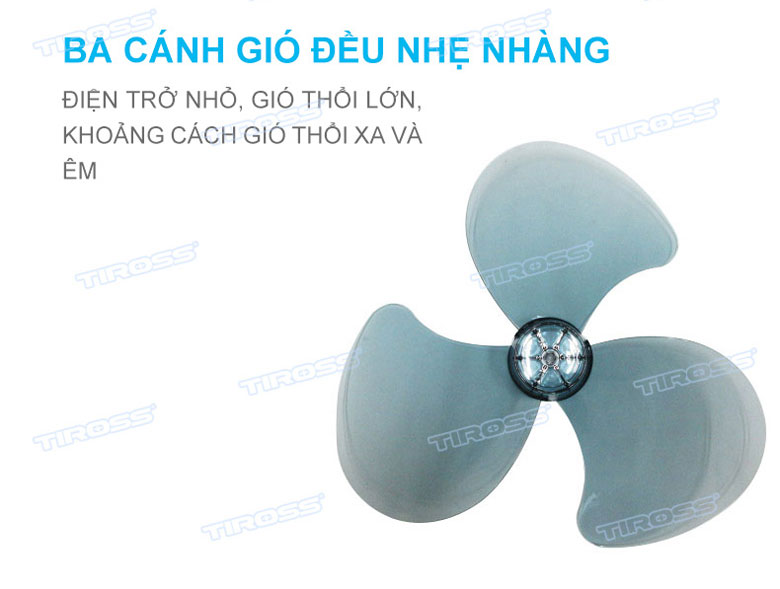 Quạt cây Tiross TS9184 có 3 cánh