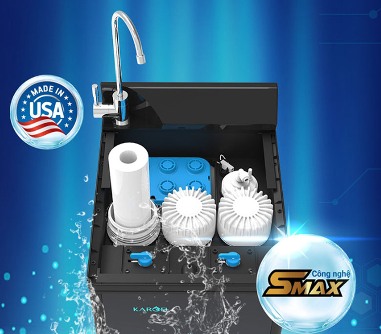 tầm 5 triệu nên mua máy lọc nước nào: Máy lọc nước Karofi KAQ-P95 10 lõi