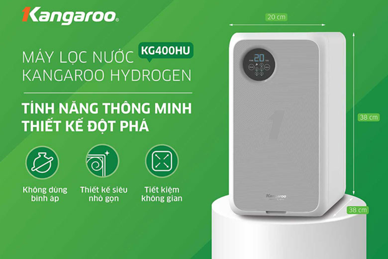 Máy lọc nước Kangaroo giá bao nhiêu - Kangaroo Hydrogen KG400HU 5 lõi