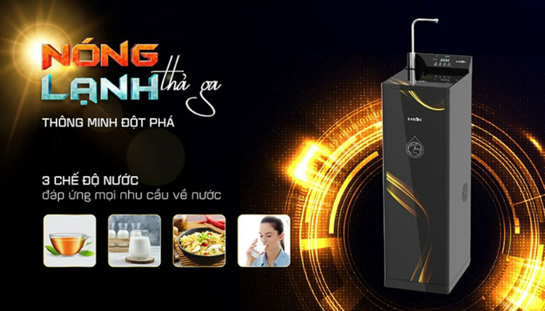 Máy lọc nước Karofi giá bao nhiêu: Máy lọc nước nóng lạnh Karofi KAD-D68 10 lõi