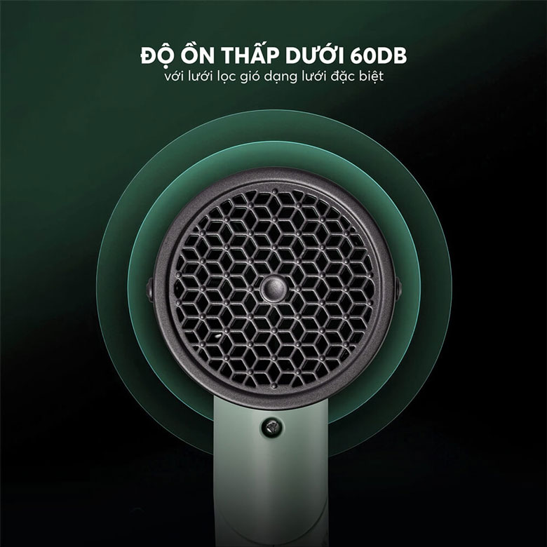 Máy sấy tóc Elmich HDE 1823PG - Độ ồn thấp