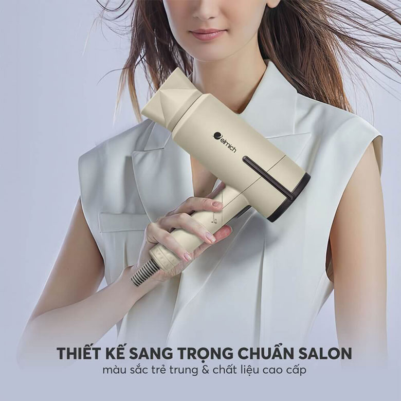 Máy sấy tóc Elmich HDE 1823AW - Thiết kế chuẩn salon