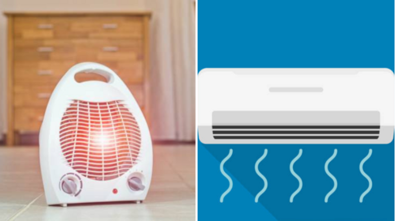 Máy sưởi hay điều hoà tốn điện hơn