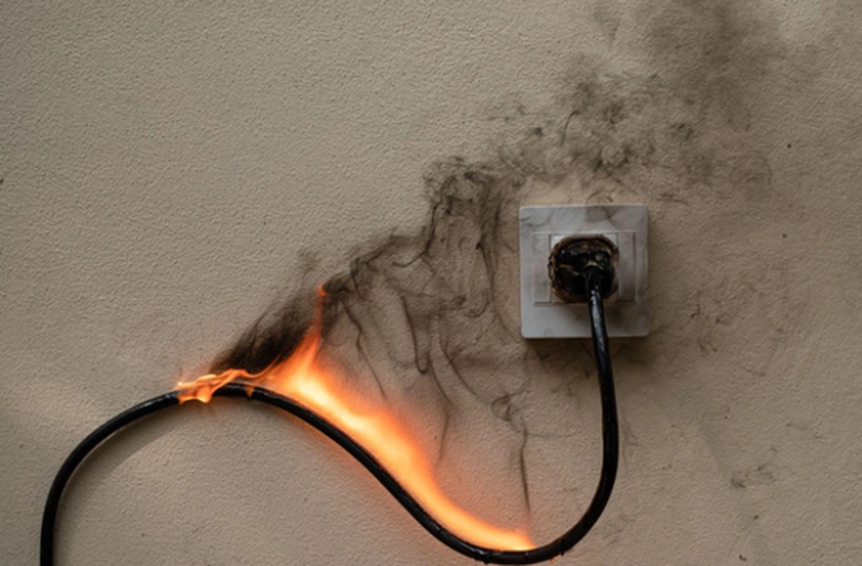 Điều hòa bị chập điện 3