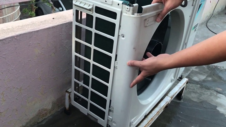 Điều hoà không ấm do quạt dàn ngoài gặp vấn đề