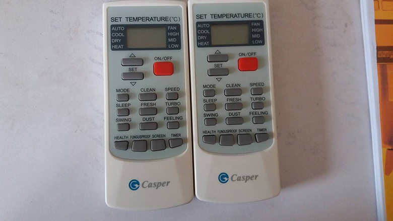 Điều hòa Casper không nhận điều khiển 2