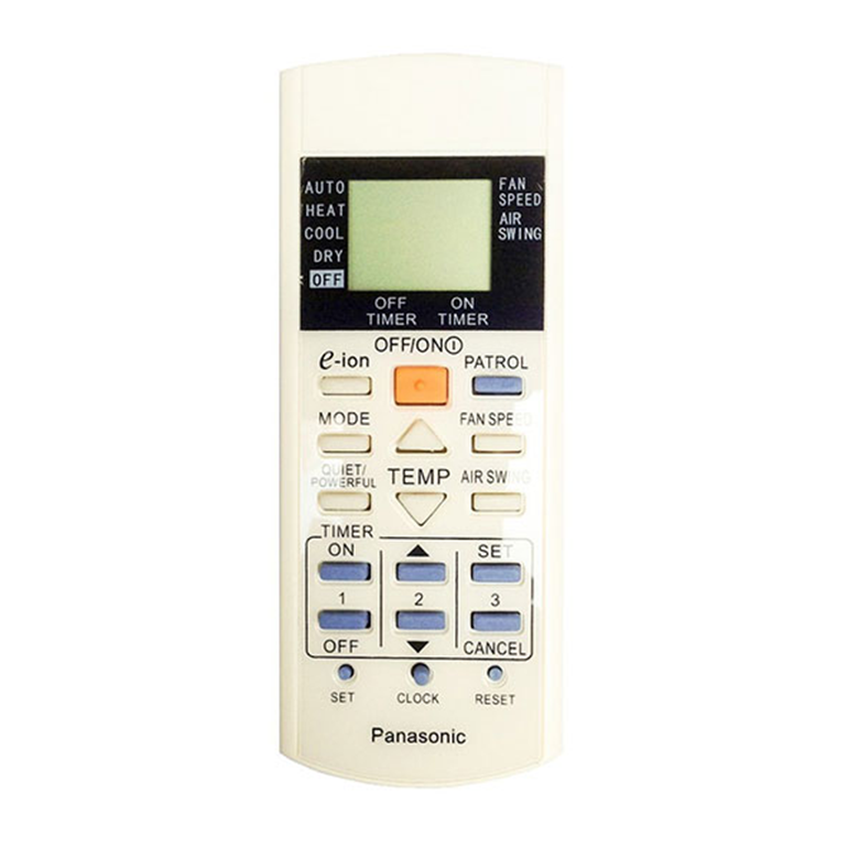 Điều hòa Panasonic không nhận điều khiển 2