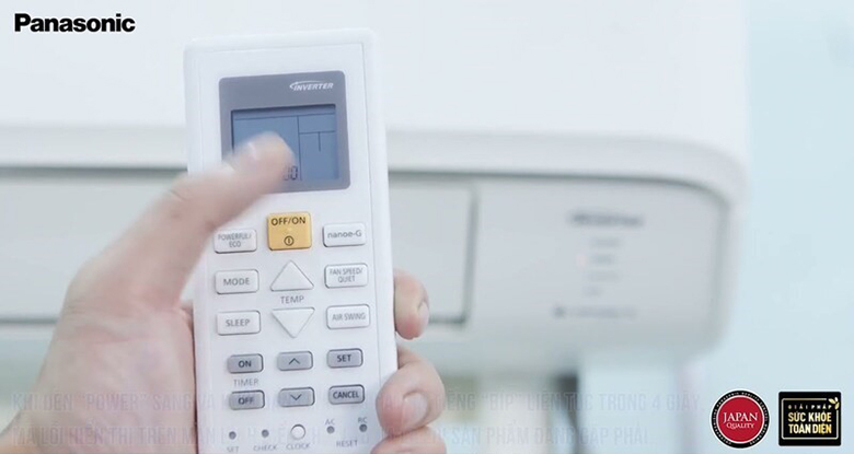 Remote máy lạnh Panasonic bị khóa với cách khắc phục nhanh chóng