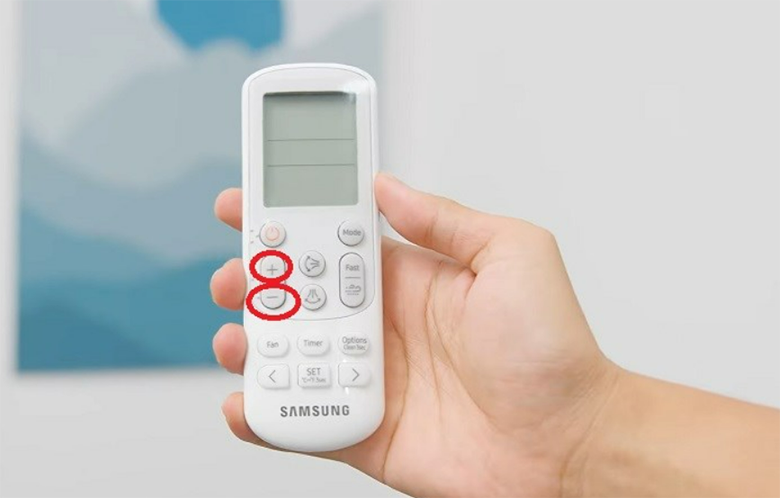 Remote máy lạnh Samsung bị khóa do kích hoạt nhầm nút khoá