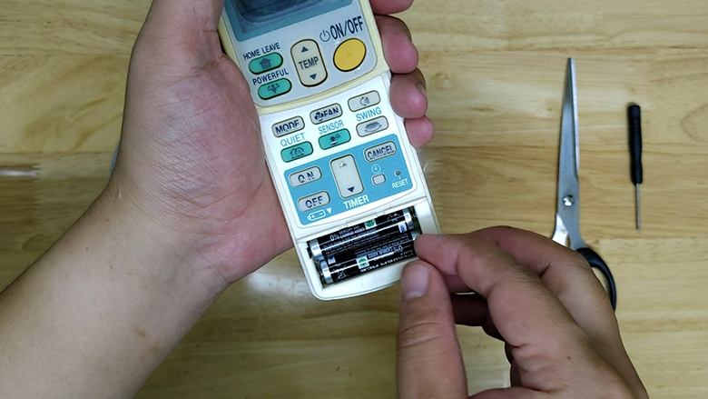 Điều khiển điều hòa không lên màn hình 1